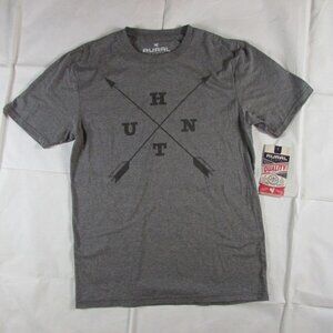 Rural Cloth Unisex Adult Short Sleeve Hunt Arrow T-Shirt Gray